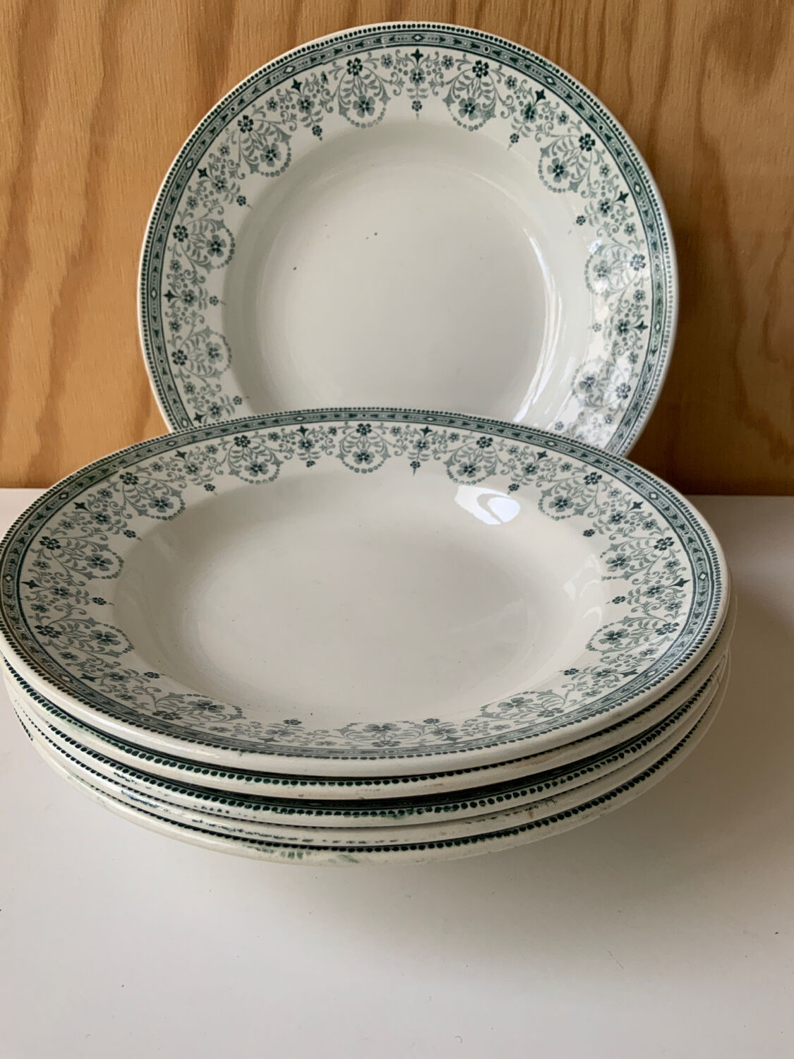 Assiettes à soupe Terre de Fer