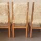 Chairs moumoute wood and wool deco savoyard chalet
