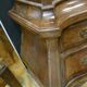 English mahogany showcase XXth