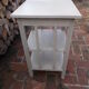 Grey wooden stool