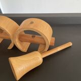 Scandinavian wooden chandelier