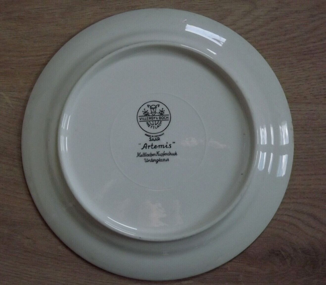 Lot de 3 assiettes, scène de chasse, Villeroy & Boch