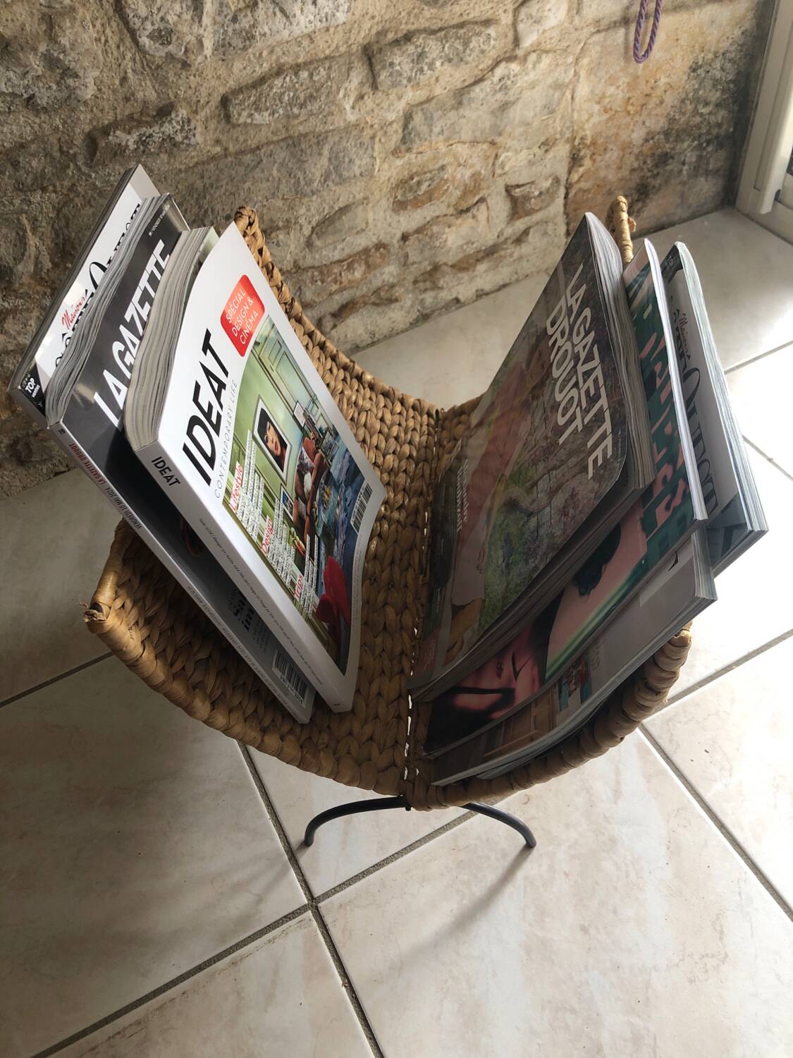 Porte revues gateleg en chêne