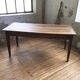 Table de ferme en noyer 170 cm