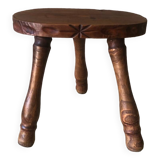 Old folk art stool