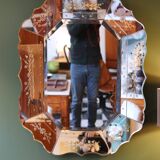 Large antique Venetian mirror