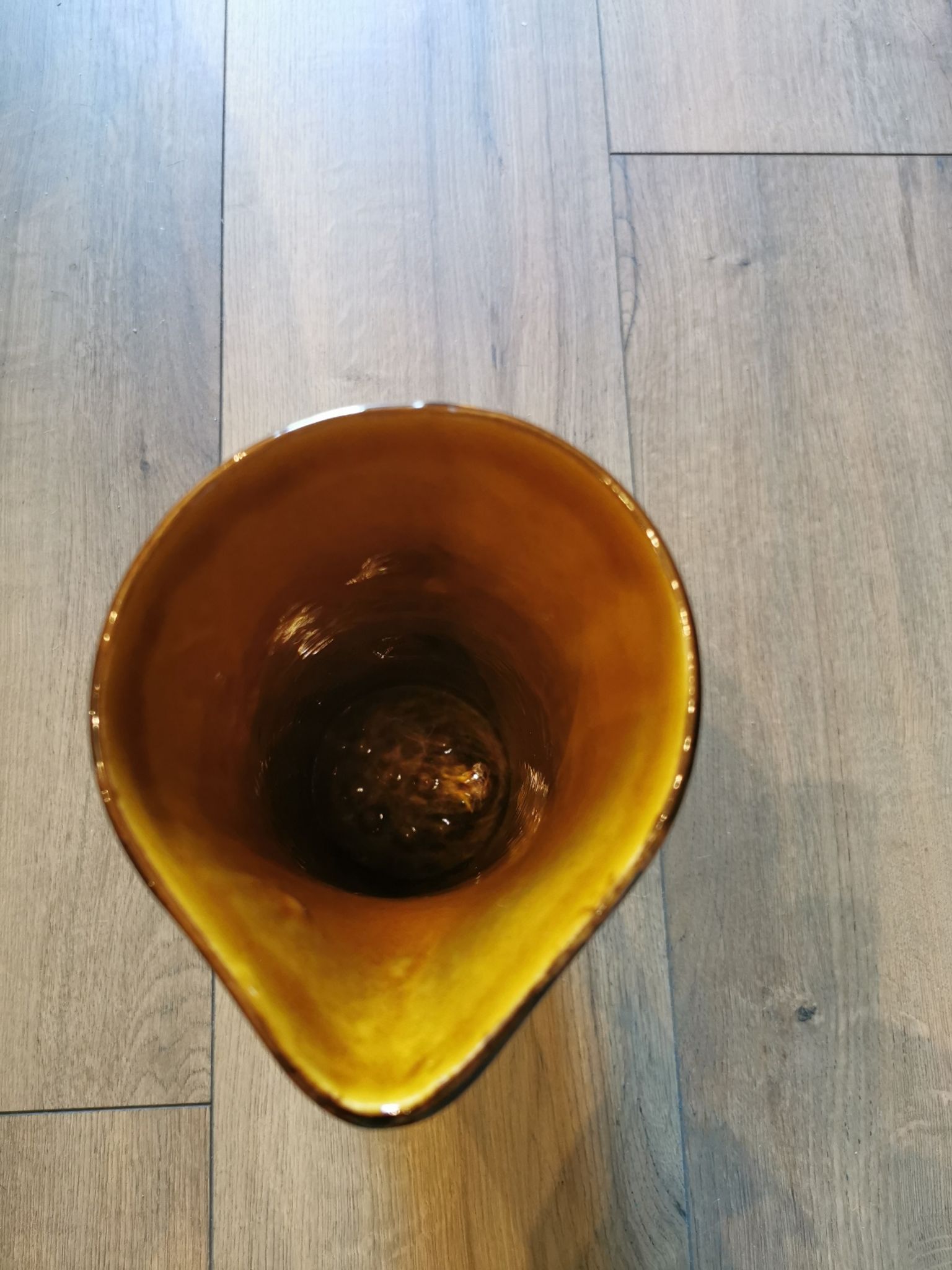 Vintage mustard yellow jug