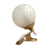Vintage globe clip lamp
