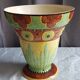 Lampe vasque art-deco en faience