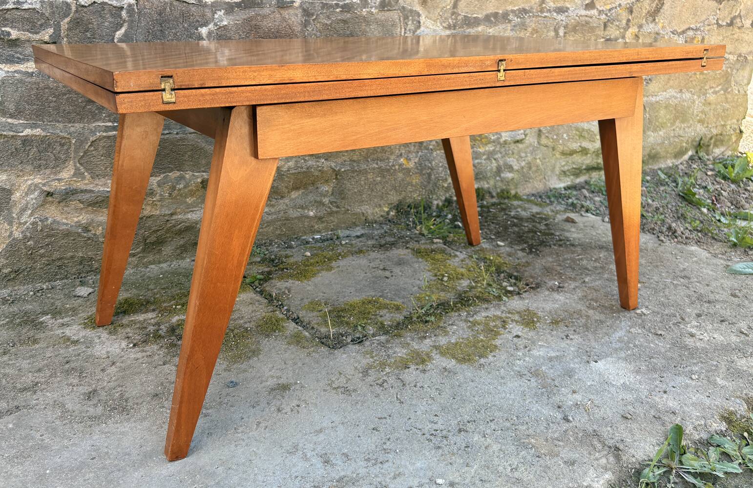 Modular table / console convertible into a high table Albert Ducrot 1962