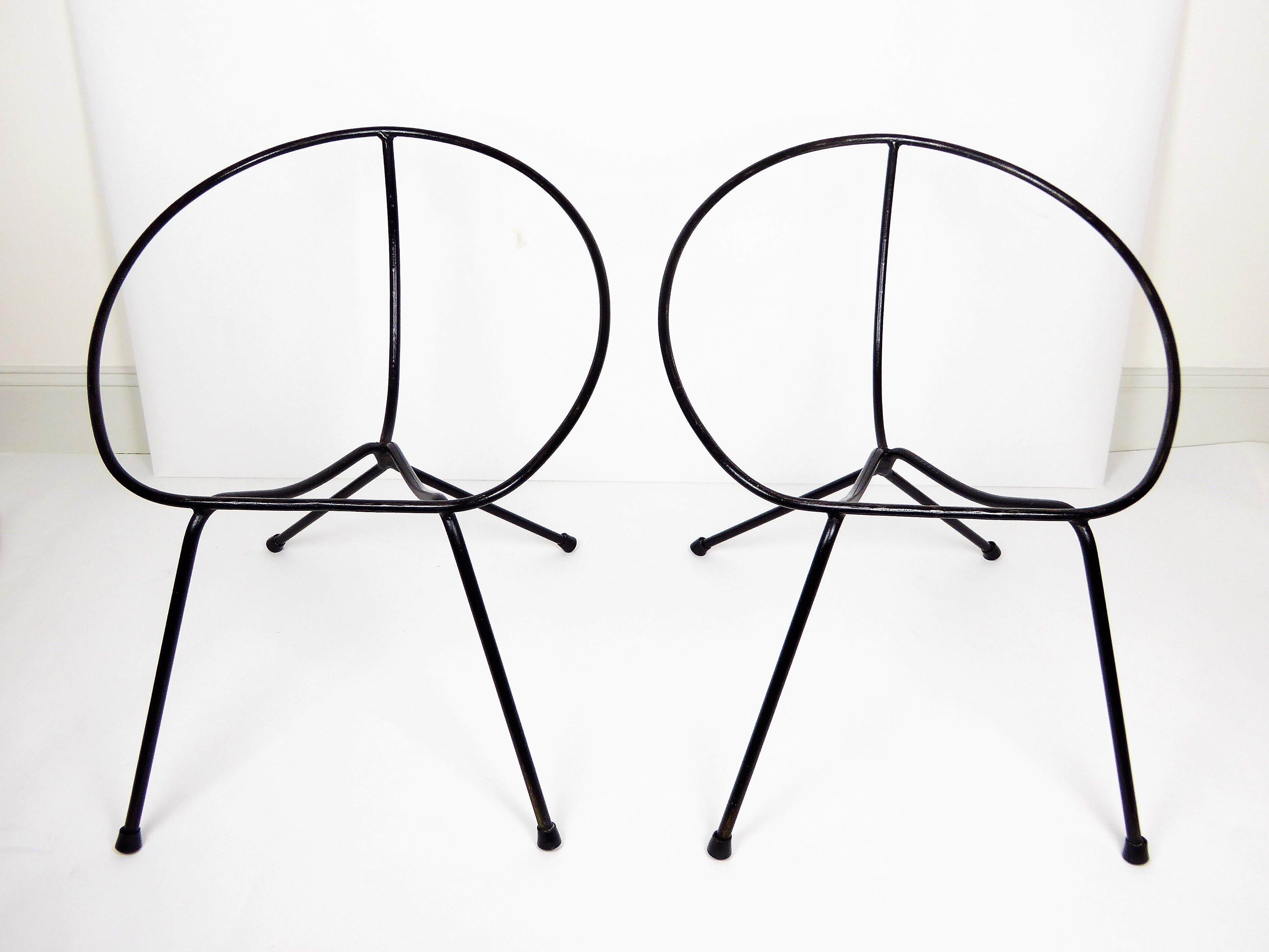 Rattan armchairs 1950