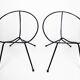 Rattan armchairs 1950