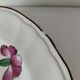 Set of three antique hand-painted plates
