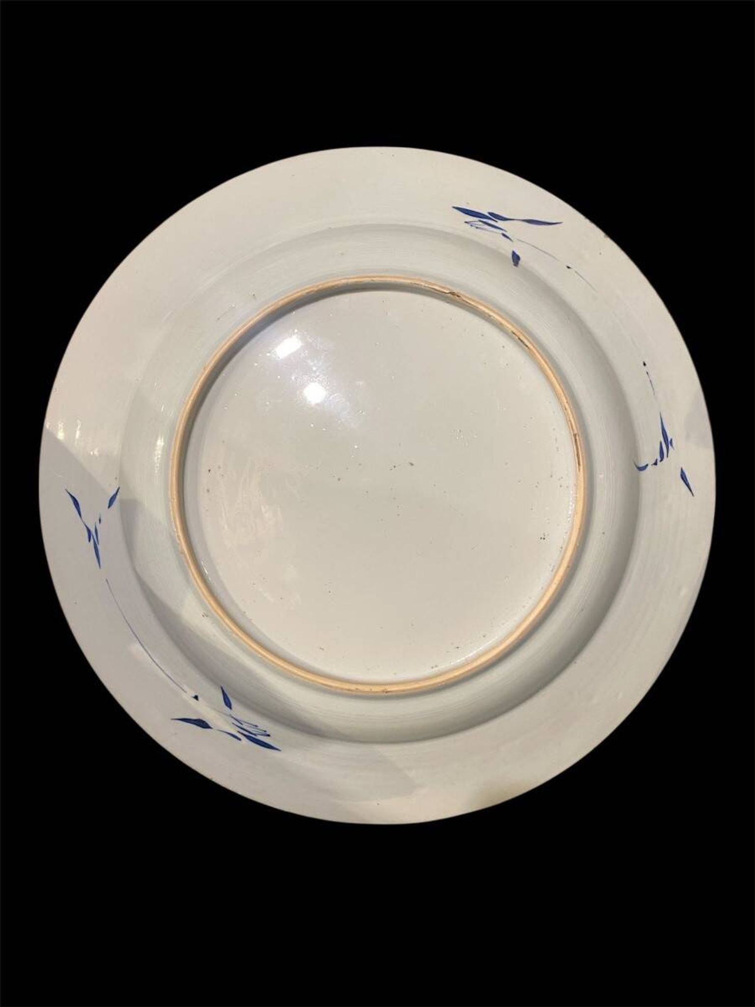 Grand plat en porcelaine Compagnie des Indes XVIIIème