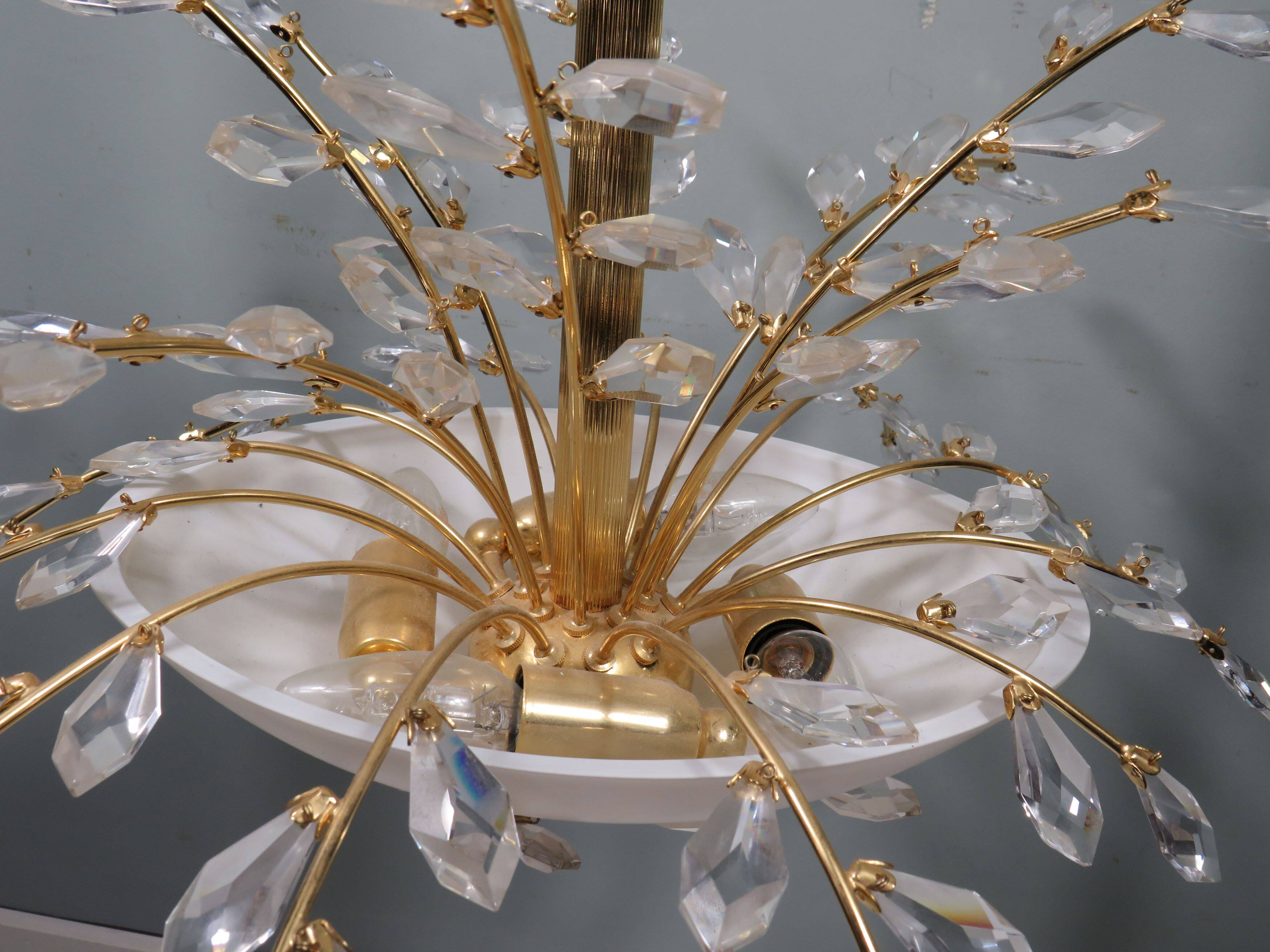 Vintage Hollywood Regency style chandelier