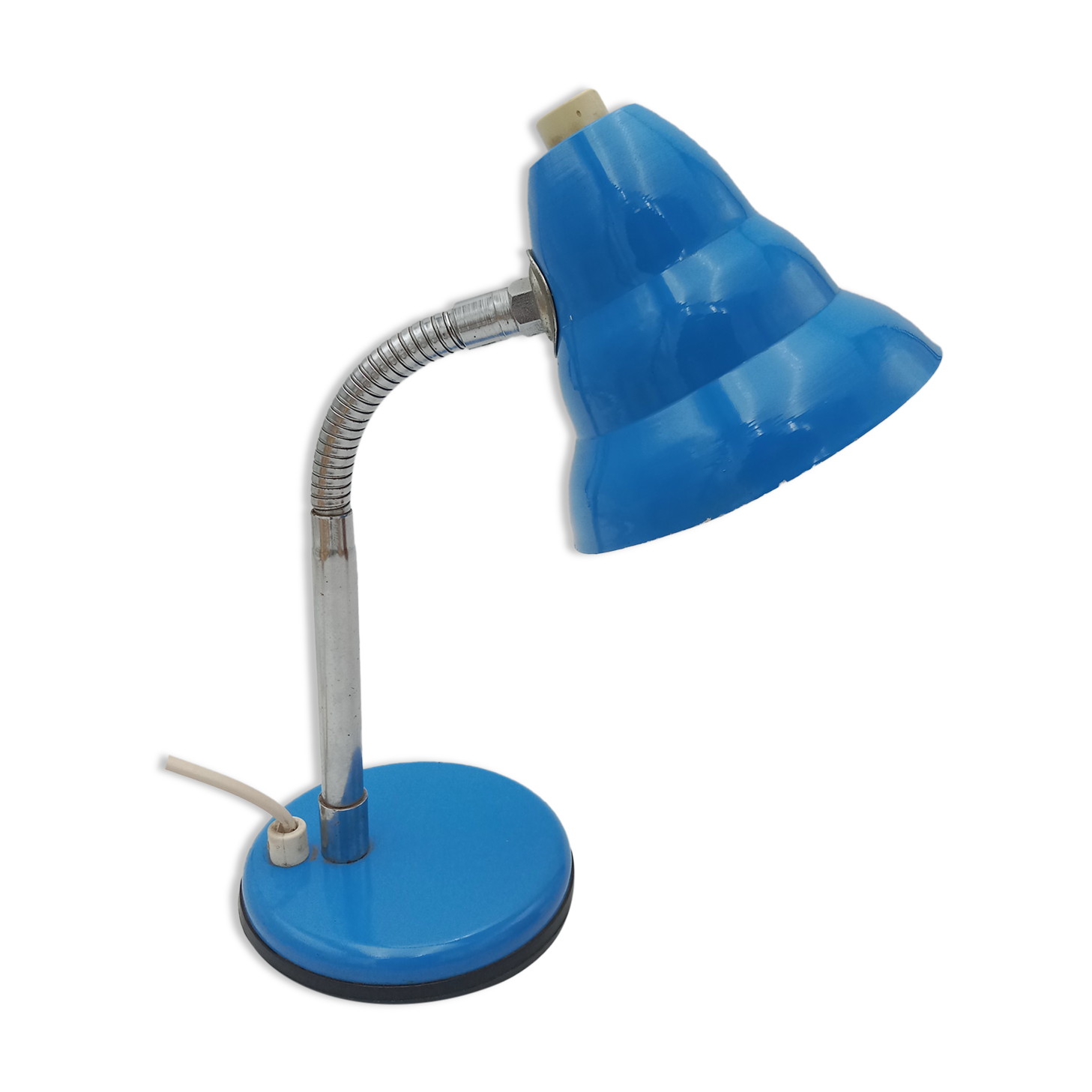 Vintage blue desk lamp