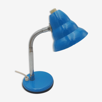 Lampe bureau vintage bleue