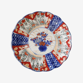 Plate Imari ceramic Asian porcelain
