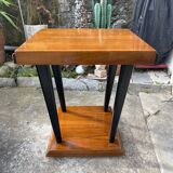 Side table, art, decoration on casters