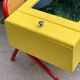 Powdered yellow medicine cabinet