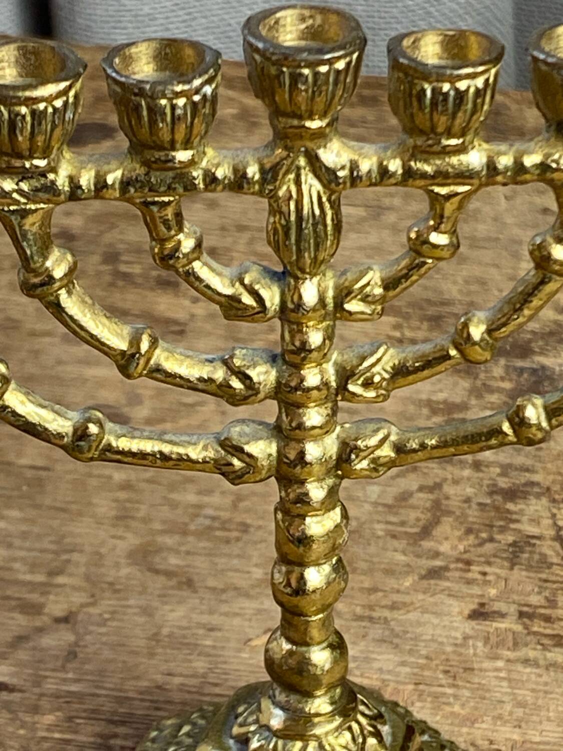 Candle holder, seven-branched menorah, Wainberg