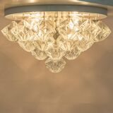 Plafonnier en verre pagode par Kalmar, Autriche, années 1960