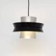 Silver lamp in the style of Trava by Carl Thore, 1960s