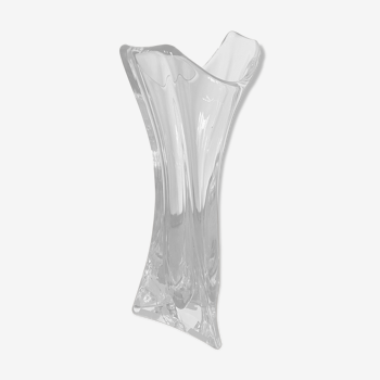 High crystal vase