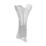 High crystal vase