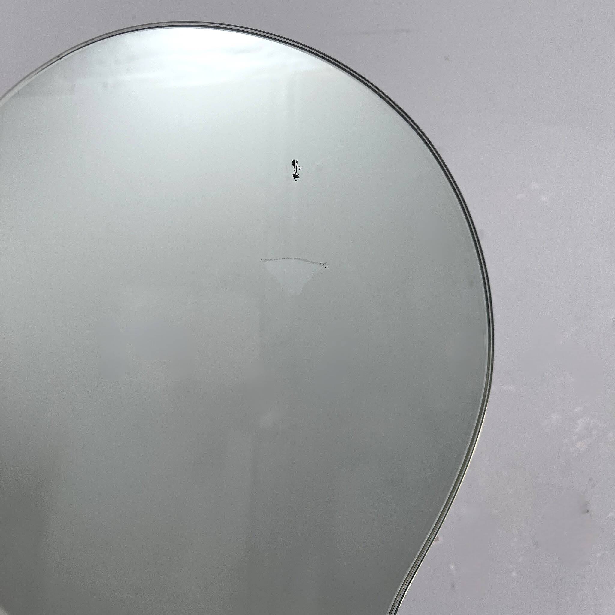 Acerbis "Narciso" postmodern silhouette standing floor mirror 1980s