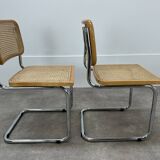 2 Cesca B32 chairs by Marcel Breuer