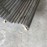 Garden bench - cast iron base and wooden slats