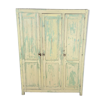 Wooden cloakroom 3 doors