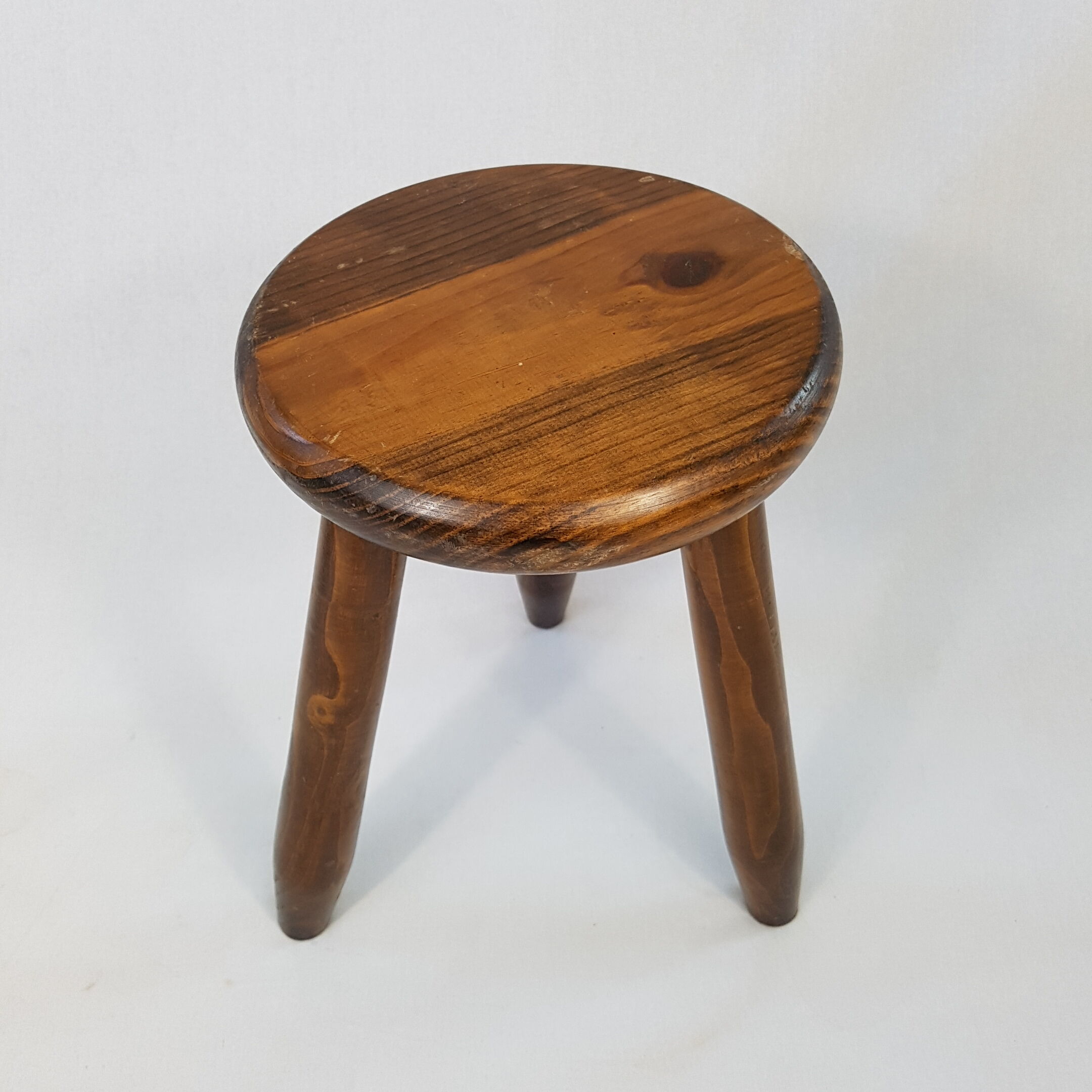 Wooden tripod stool