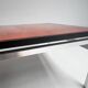 Glass coffee table by Jean René Talopp, 1970s