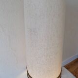 lampe de sol vintage pied en bois tourné