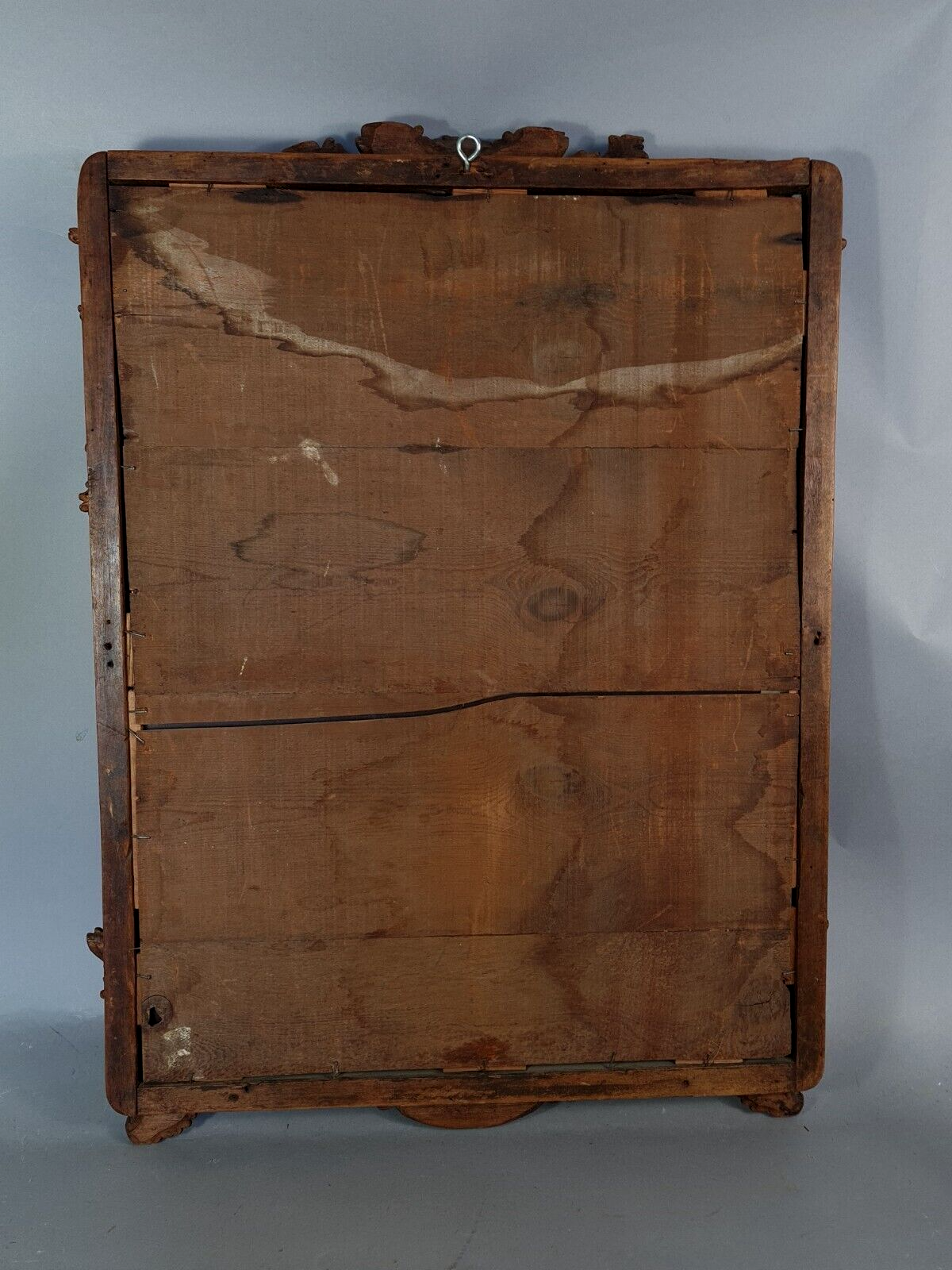 Miroir xixe siècle encadrement bois sculpté 72x54 cm sb