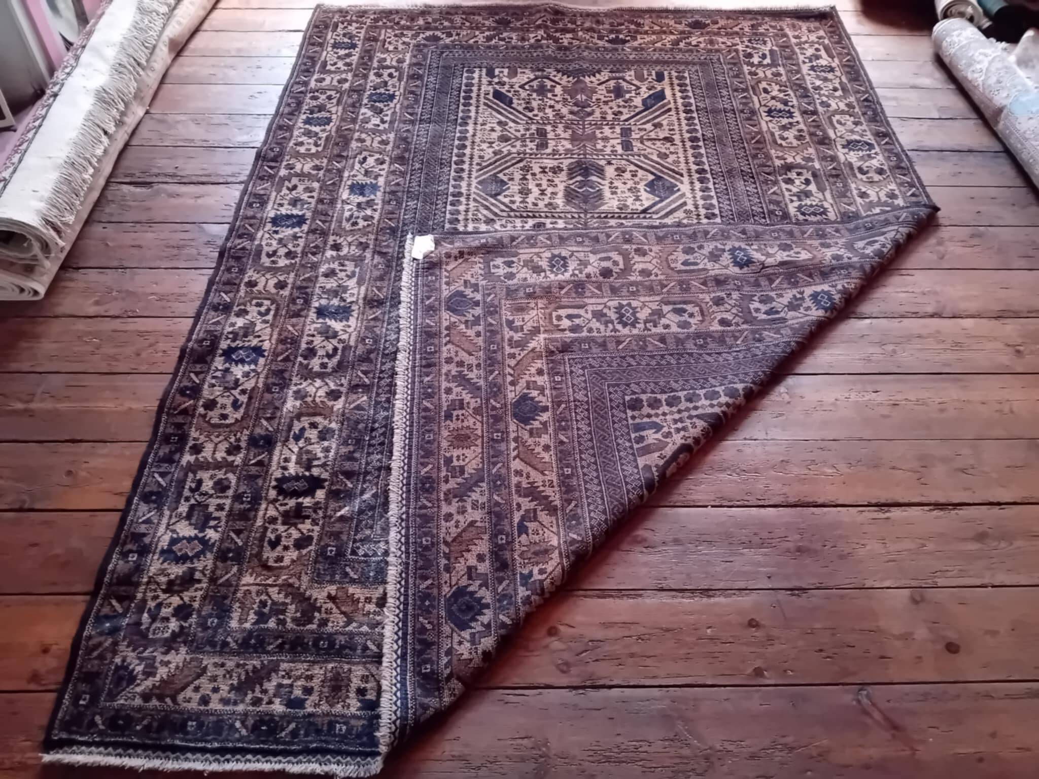 Tapis Beloutch Afghan fait main 283x209cm