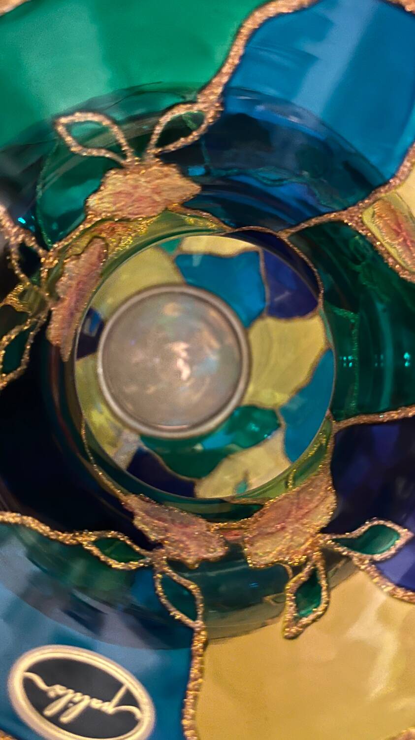 Palita multicolor glass vase