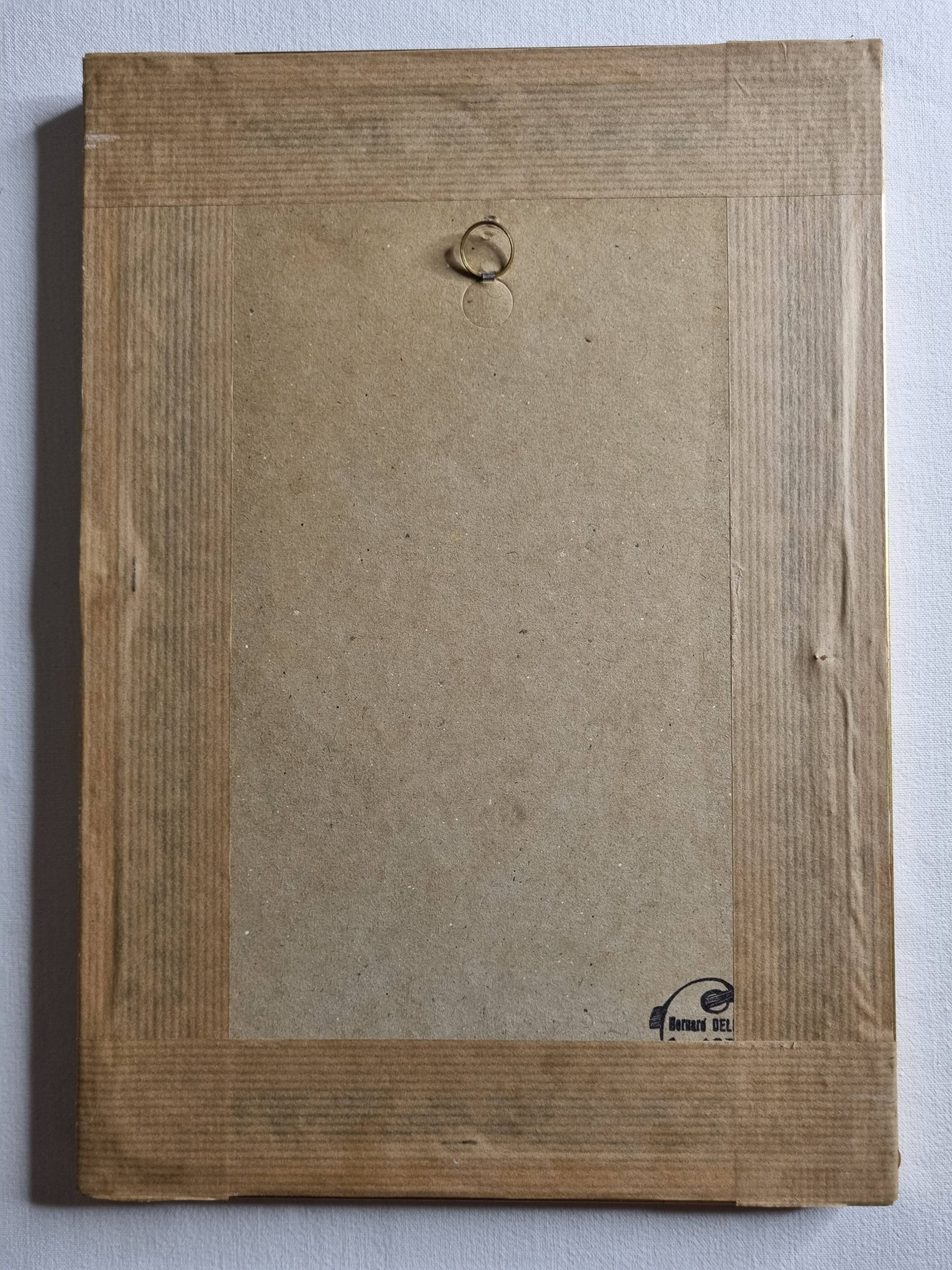 Screenprint after Jean Dubuffet, 1970s, gilded frame under glass, 21 x 31 cm