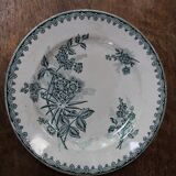 Set of 7 flat plates Sté Amandinoise St Amand, model Margot