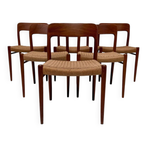 Ensemble de 6 chaises - danois