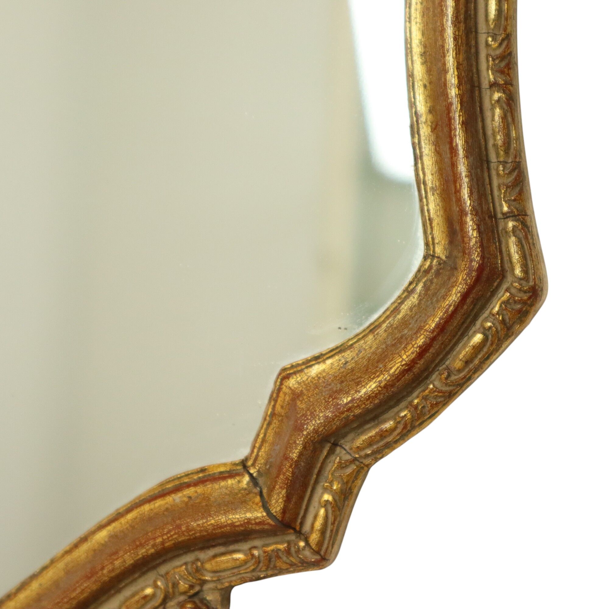 Mid Century Classic Gold Leaf Deknudt Mirror Fifties