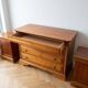 Selling Louis Philippe chest of drawers with secret drawer along with these bedside tables.