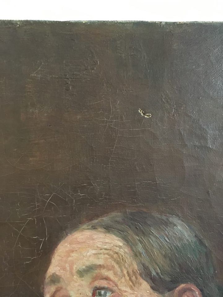 Portrait à l'huile 1912 "mamie nova"
