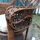 Armchair emmanuelle wicker vintage rattan
