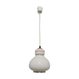 Suspension of the 70s in white opaline