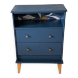 Rød Sødgren niche chest of drawers blue ganne