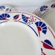 4 dessert plates of Badonviller model Mousmee 221009
