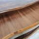 Chippendale chest of drawers in walnut burl, 1940s